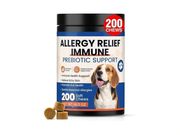 Dog Allergy Chews 200 Ct - Itch Relief For Dogs