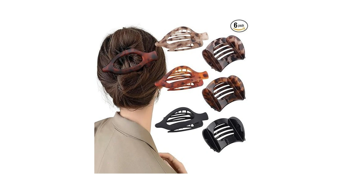 Ufgin 6 Pcs French Flat Hair Clips For Women 2