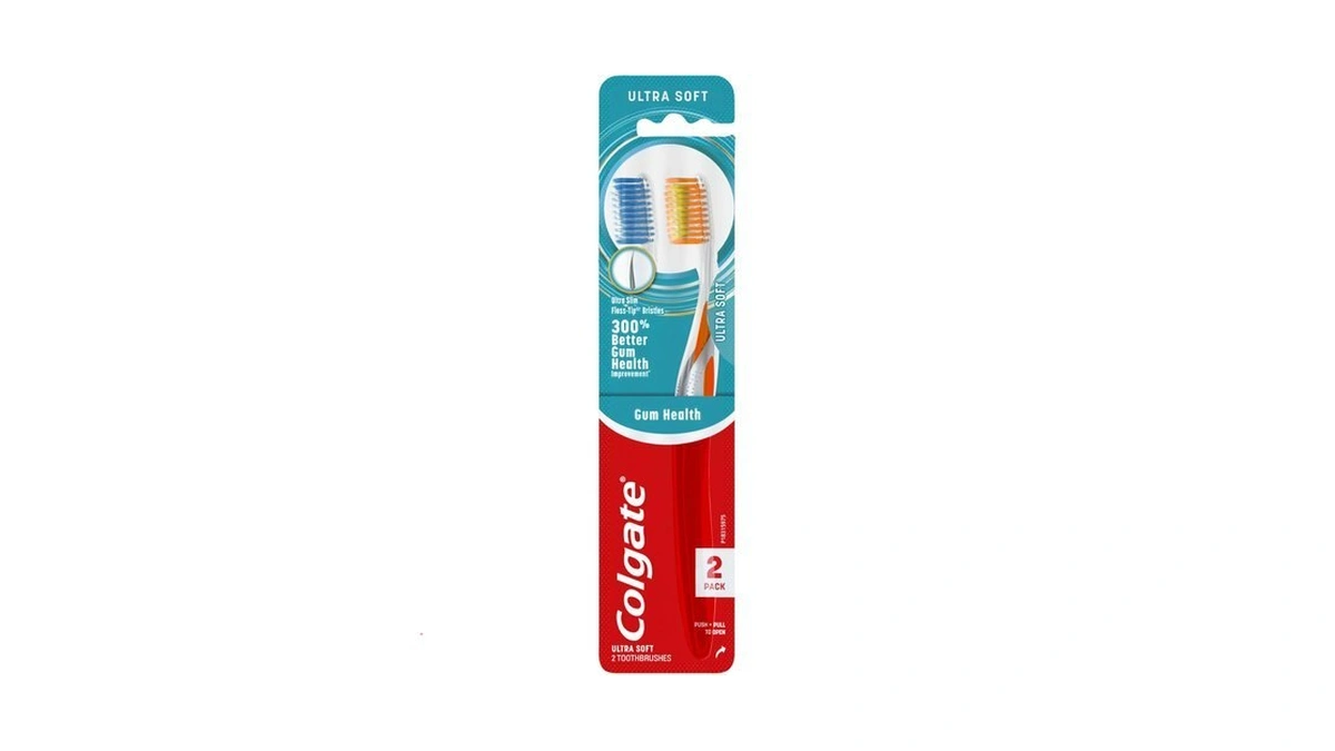 Colgate Gum Health Toothbrush, Ultra Soft - 2 Count