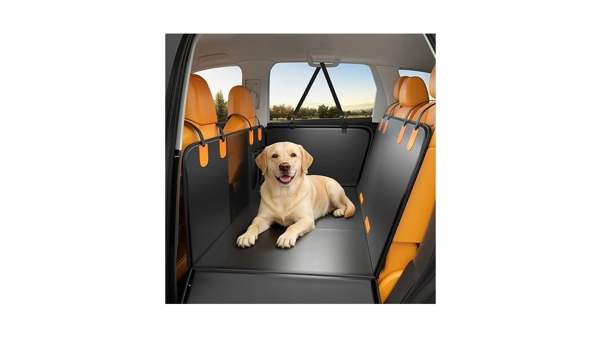 Faldaa Back Seat Extender For Large Dogs, Waterproof Dog Hammock