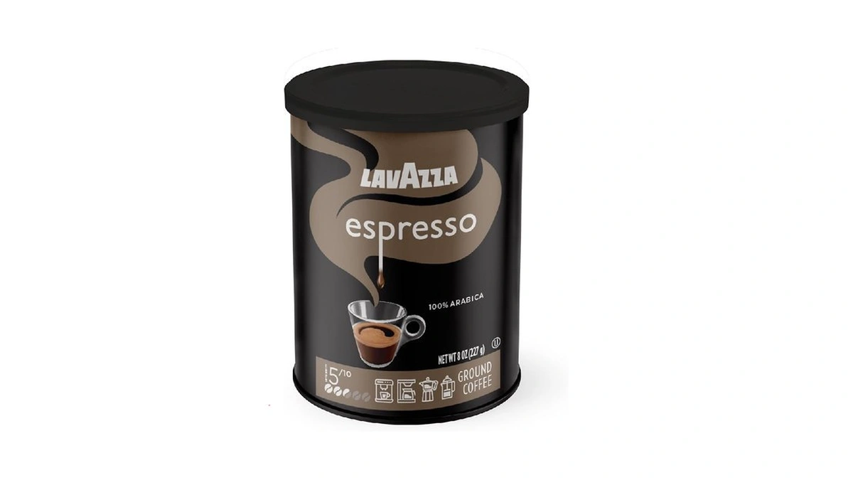 Lavazza Espresso Ground Coffee, Medium Roast, 100% Arabica, 8 Oz