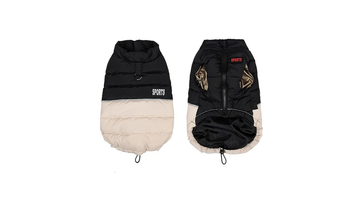 Brouaurpe Dog Winter Puffer Jacket, Warm And Water-resistant Coat With