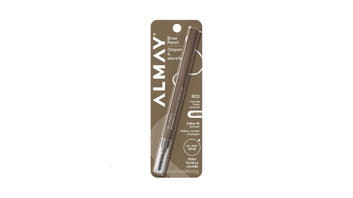 Almay Brow Pencil, Eyebrow Makeup, Hypoallergenic, 803 Universal Taupe