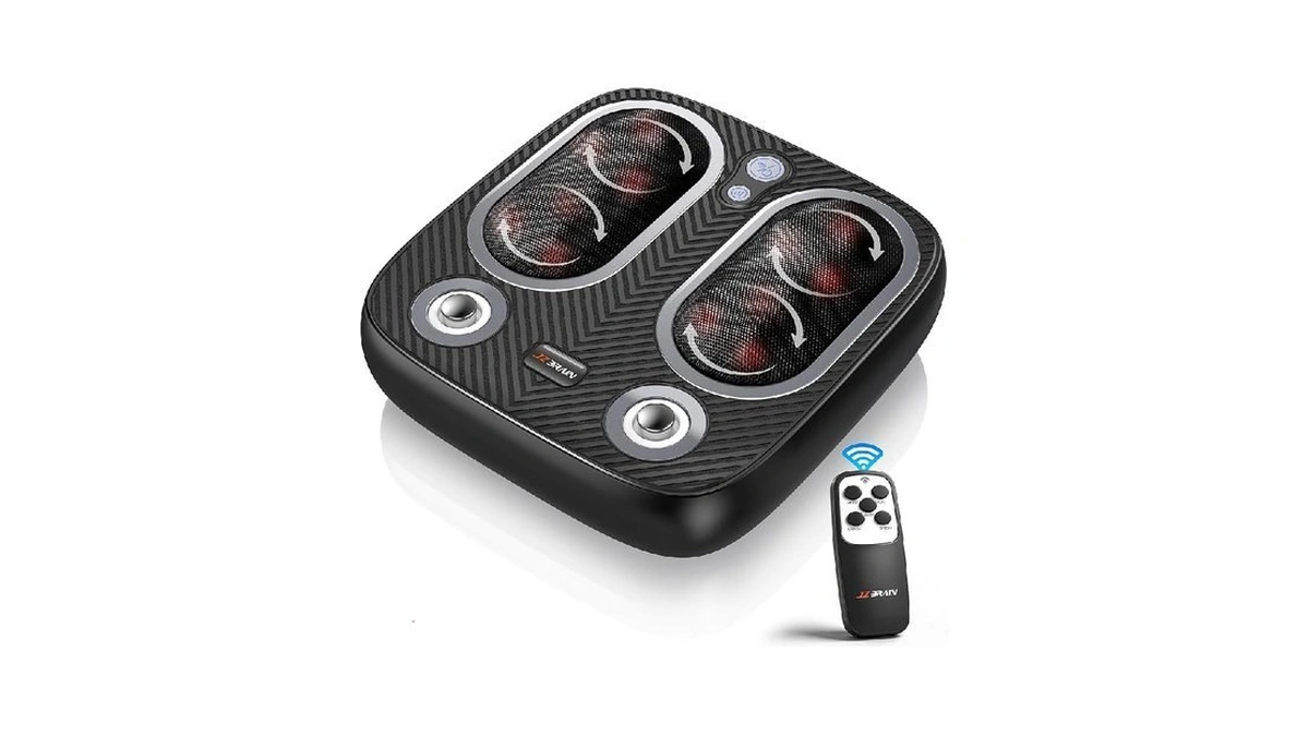 Jzbrain Foot Massager, Shiatsu Foot Massager Machine With Vibration For