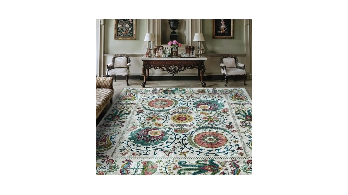 8x10 Area Rugs For Living Room, Classic Stylish Washable Living