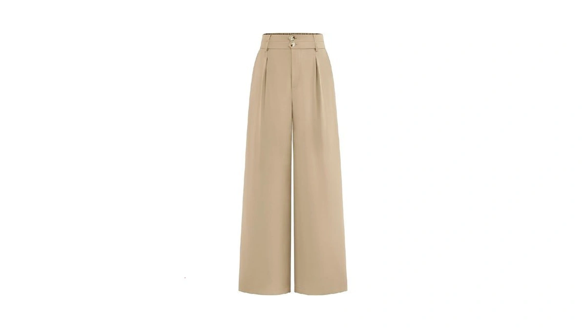 Btfbm Women Wide Leg Dress Pants 2026 High Waisted Button