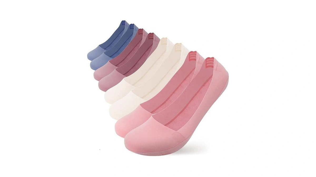 Upoumeno Show Socks Womens, 8-pairs Pack - Invisible Cuttable Sock,