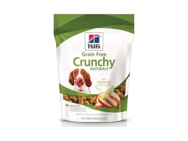 Hill's Natural Grain-free Crunchy Dog Treats, Chicken & Apples, 8