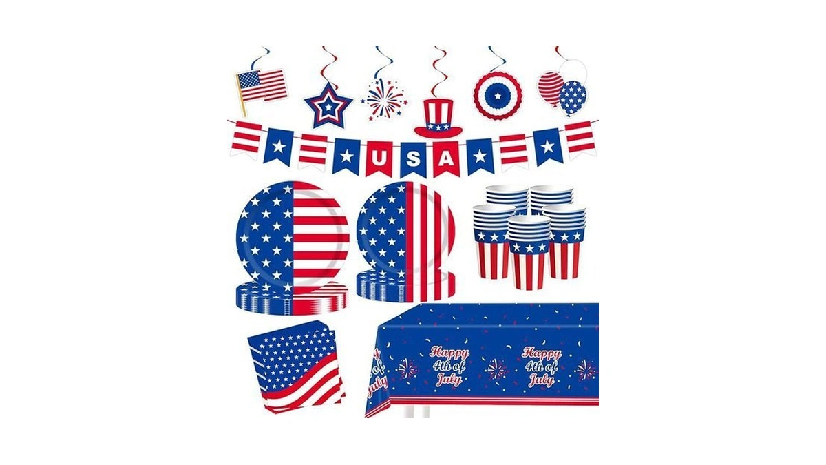 4th Fourth Of July Party Supplies Favors For 250th Anniversary,