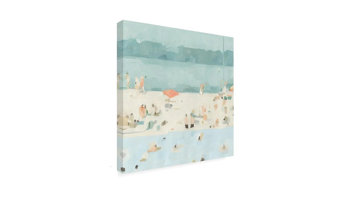 Wrapped Canvas Wall Art - Emma Scarvey 'sea Glass Sandbar