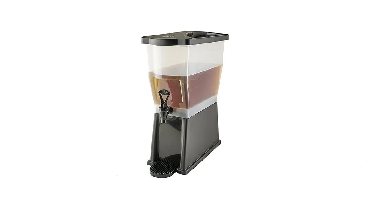 Winco Slim 3 Gallon Beverage Dispenser With Base