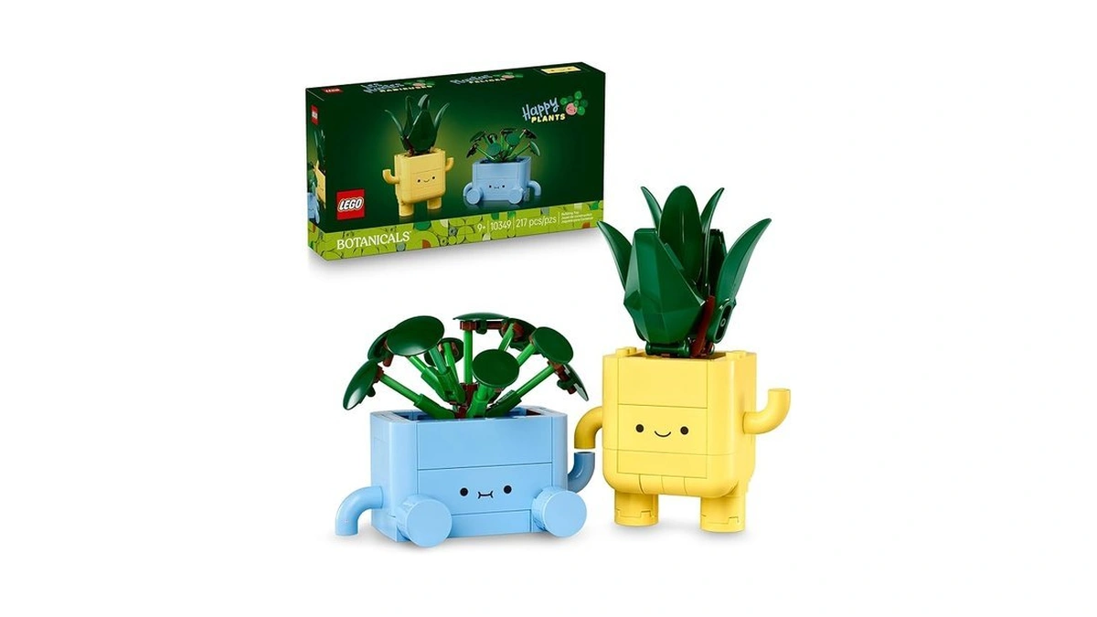 Lego Botanicals Happy Plants Building Toy For Kids, Girls, And