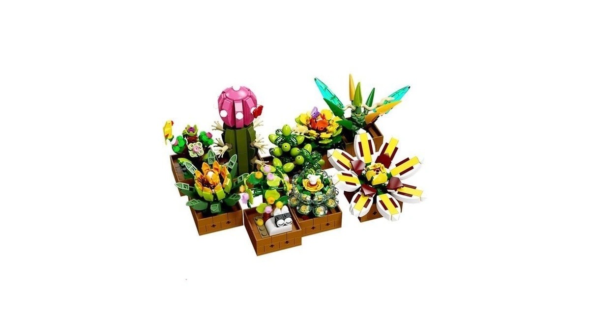 Noziaa Flower And Succulent Plant Combination Set, Artificial Plant Building