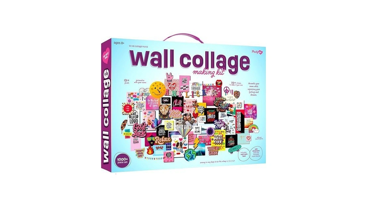 Pretty Me Wall Collage Kit For Teen & Tween Girls