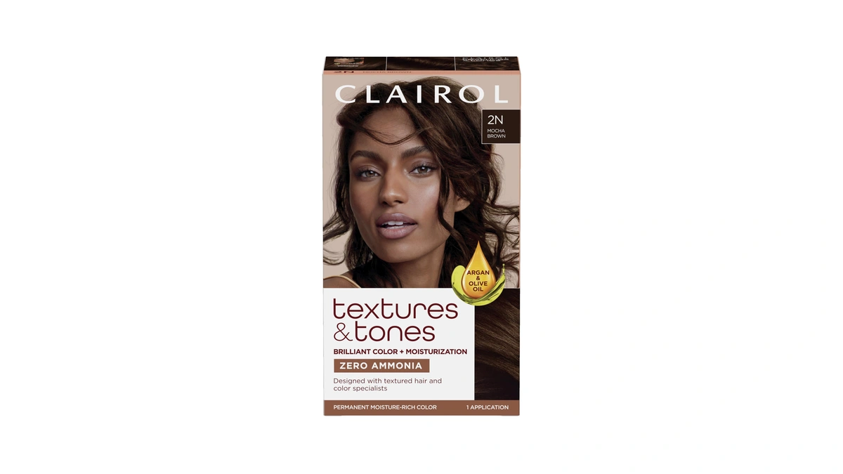 Clairol Textures & Tones Permanent Hair Dye, 2n Mocha Brown