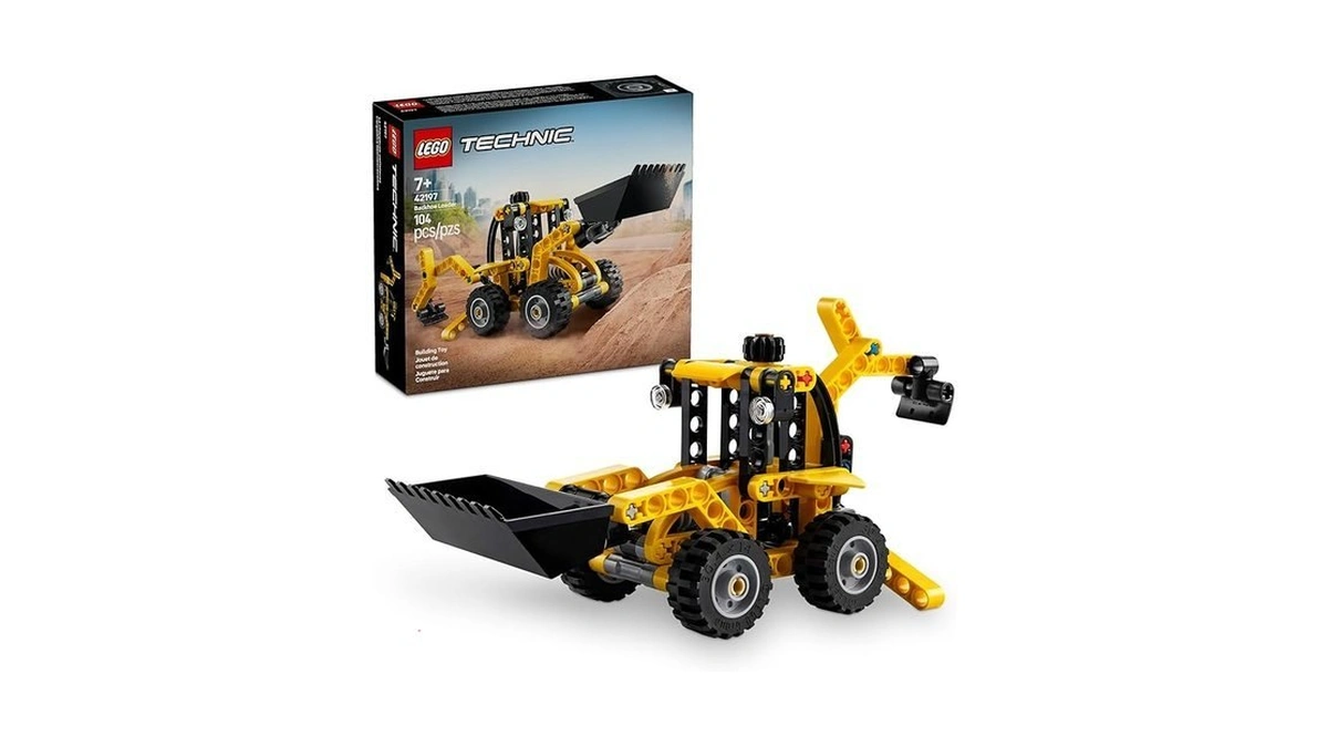 Lego Technic Backhoe Loader Construction Toy - Building Toy Set