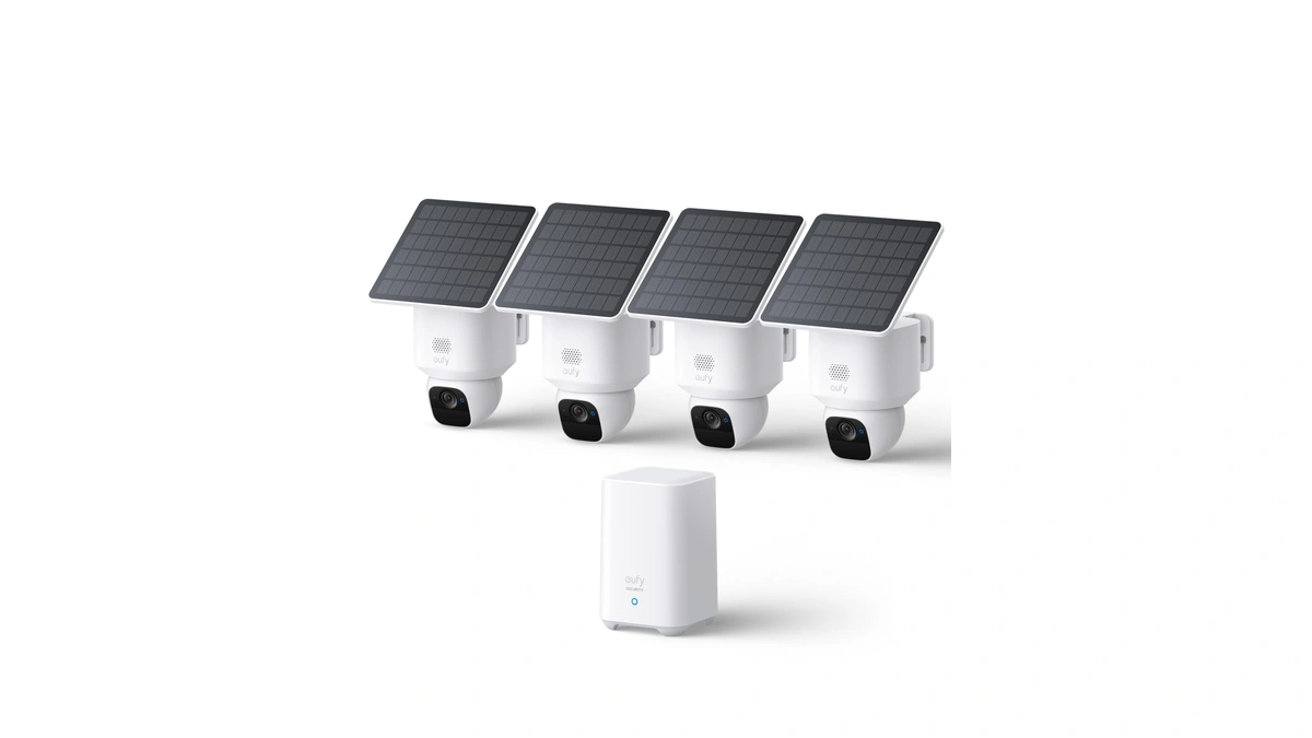 Eufy Security Solocam E30, 4-cam Pack Kit, Security Cameras Wireless