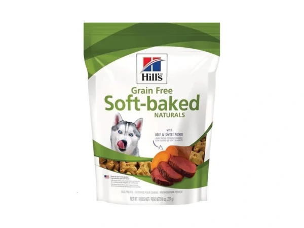 Hill's Grain Free Soft-baked Naturals Dog Treats, Beef & Sweet