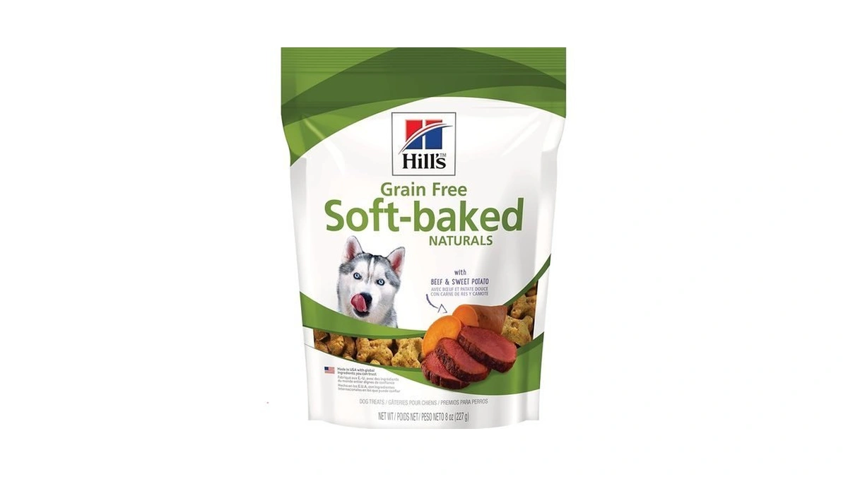 Hill's Grain Free Soft-baked Naturals Dog Treats, Beef & Sweet