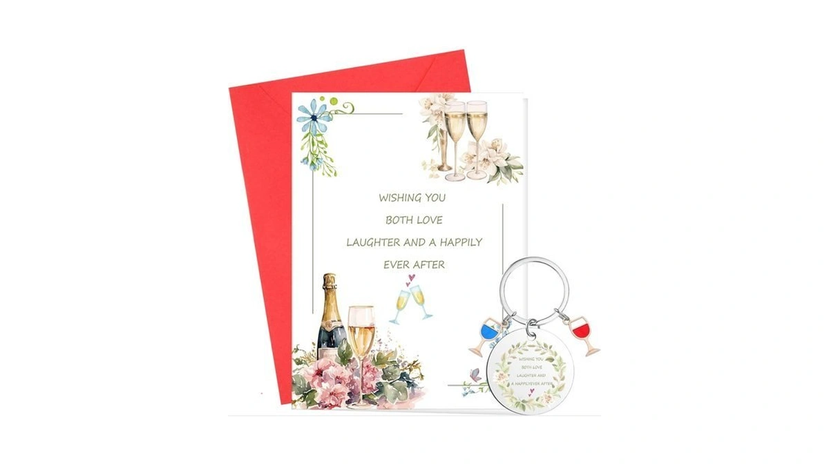 Celavoy Engagement Gifts For Couples - 2 Pcs Personalized Happy