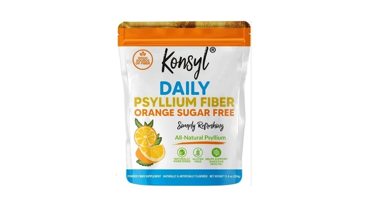 Konsyl Daily Psyllium Fiber Orange Sugar Free