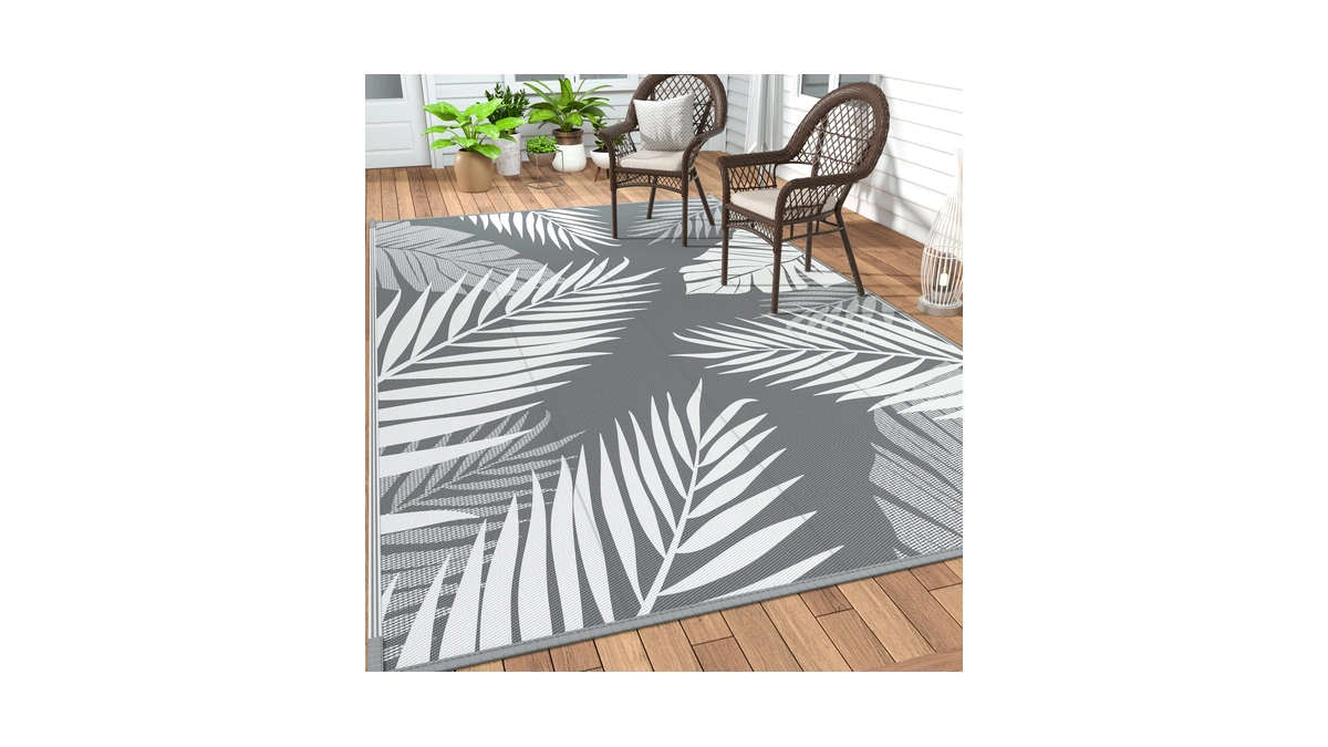 Genimo Outdoor Rug 5' X 8' Waterproof For Patios Clearance,