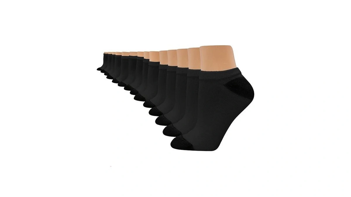 Hanes Womens Value Pack, No Show Soft Moisture-wicking Socks, Available