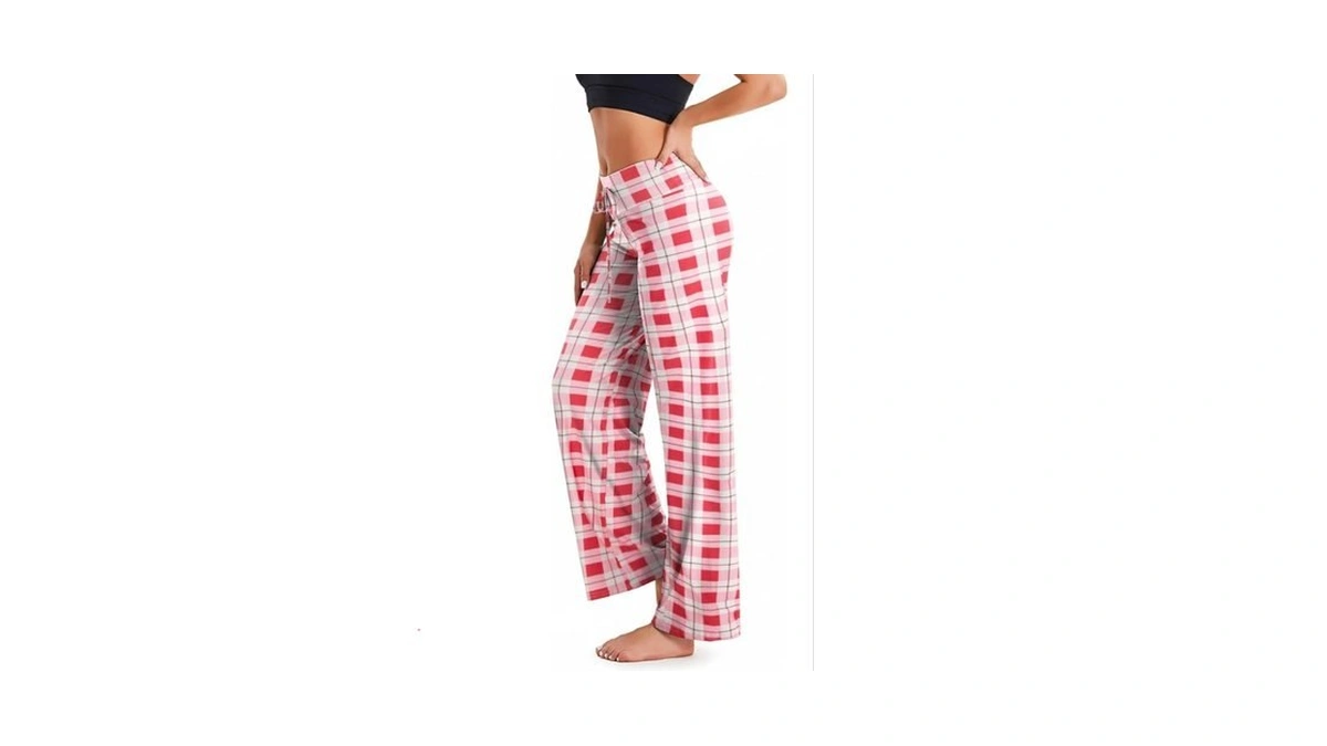 Tnnzeet Women's Wide Leg Pants - Casual Loose Yoga Trouser