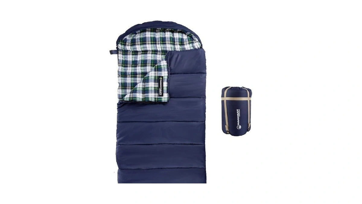 Sleeping Bag - Lightweight Envelope-style 32f Rated Outdoor Sleeping Bag