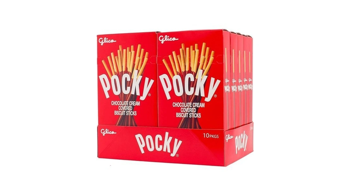Pocky Chocolate Cream Covered Biscuit Sticks 2.47 Oz (pack Of