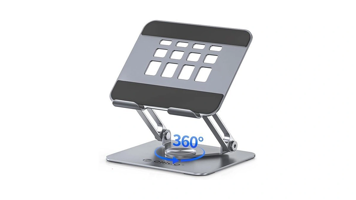 Orico 360° Rotating Tablet Stand, Height Adjustable Aluminum Alloy Holder