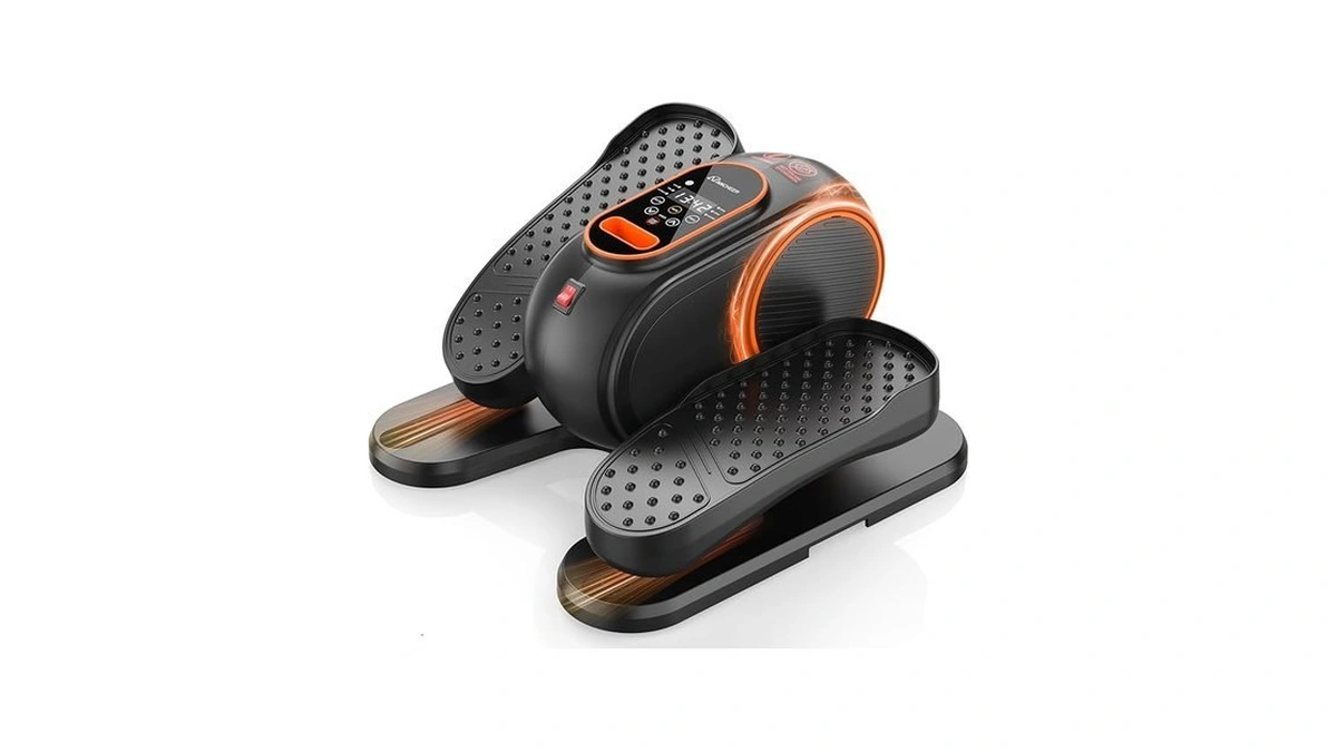 Ancheer Under Desk Elliptical, 24-in-1 (12 Auto & 12 Manual)