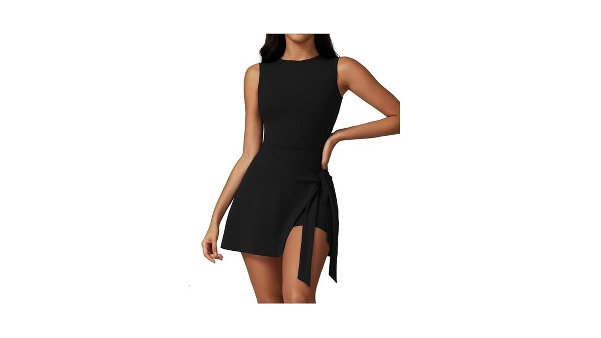Tennis Dress For Women Athletic Dress With Built In Shorts