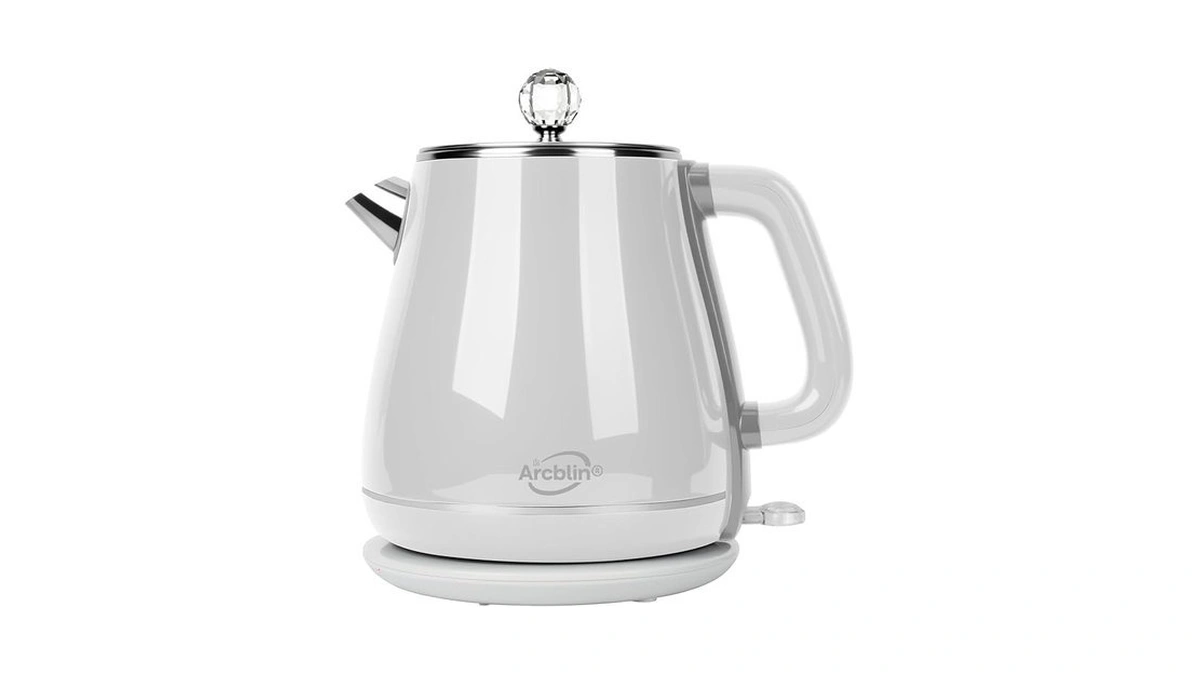 Retro Electric Kettle 1.8l, All Stainless Steel Hot Water Electric