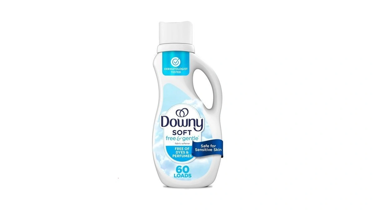 Downy Free & Gentle Liquid Fabric Softener, 44 Fl Oz,