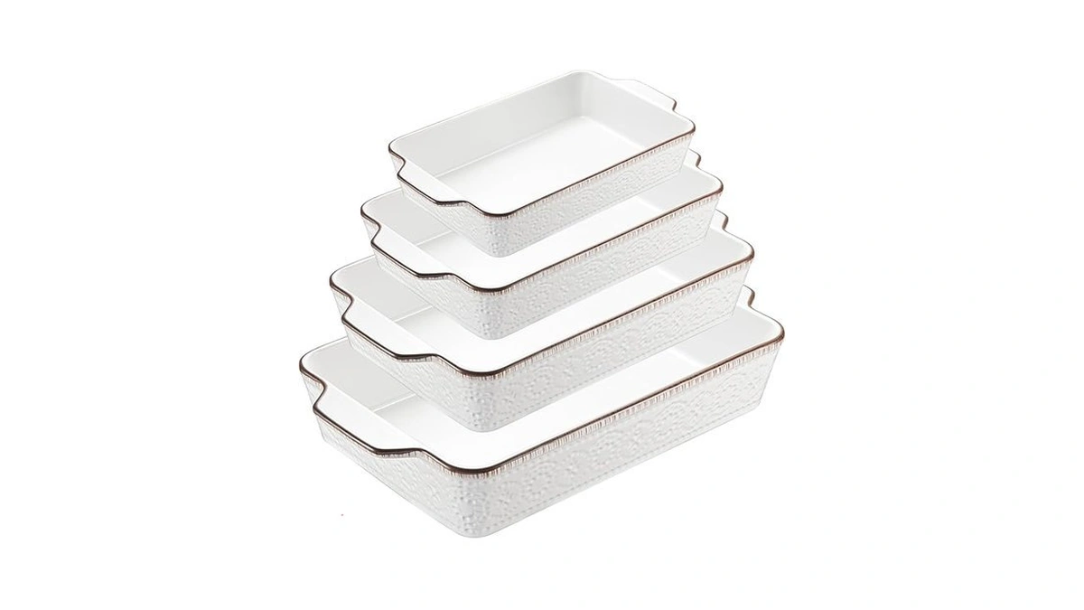 Onemore Casserole Dishes For Oven, Ceramic Baking Dish Set Of
