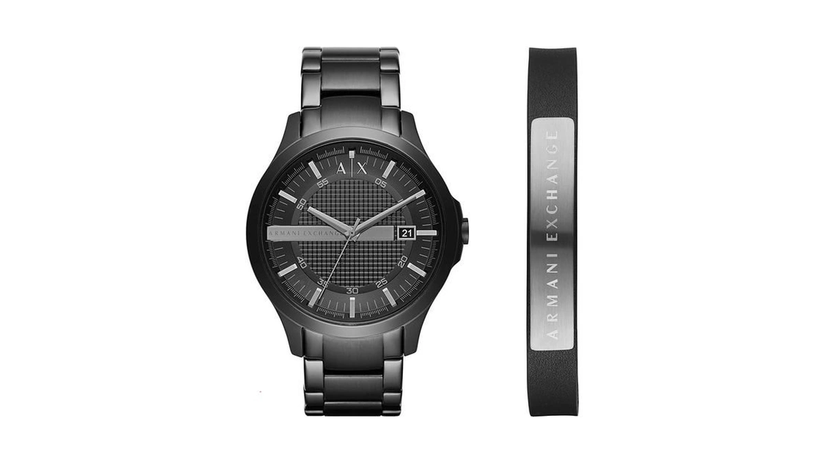 A|x Armani Exchange Men's Watch Gift Set, Bracelet And Three-hand