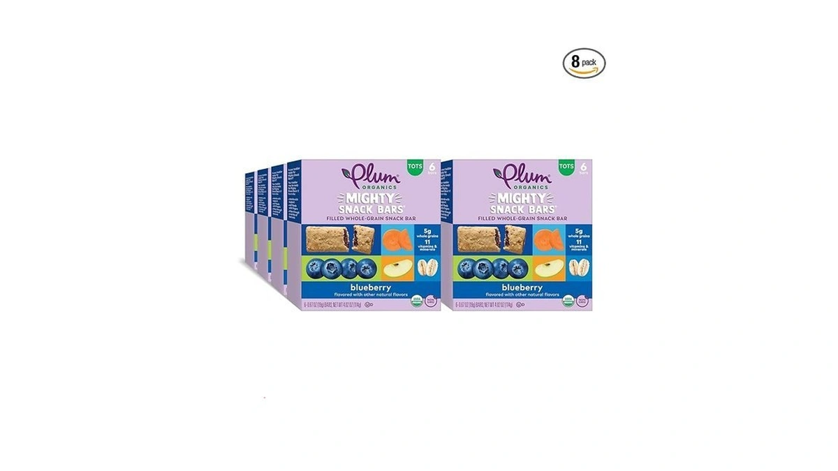 Plum Organics Mighty Snack Bars - Blueberry - 0.67 Oz