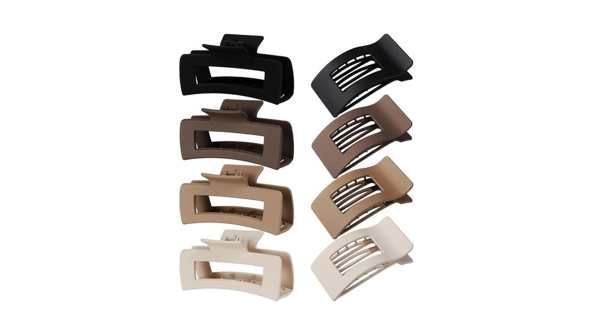 Artchita 8 Pack Hair Clips For Women, 2 Styles Large