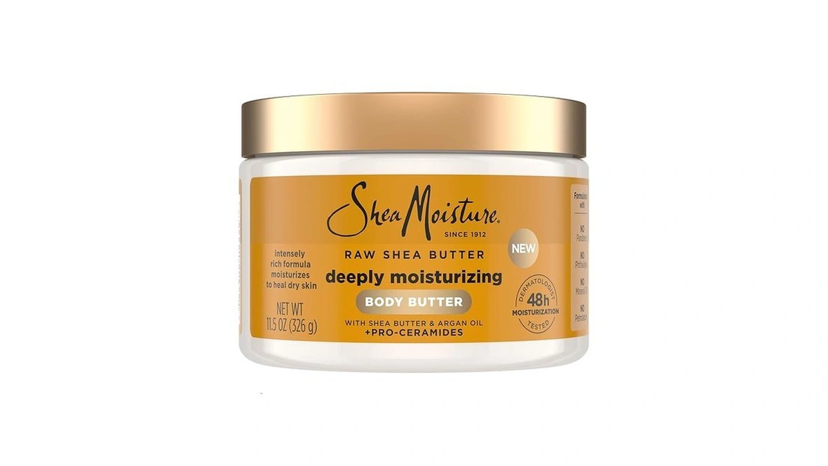 Sheamoisture Deeply Moisturizing Body Butter With Raw Shea Butter, Argan