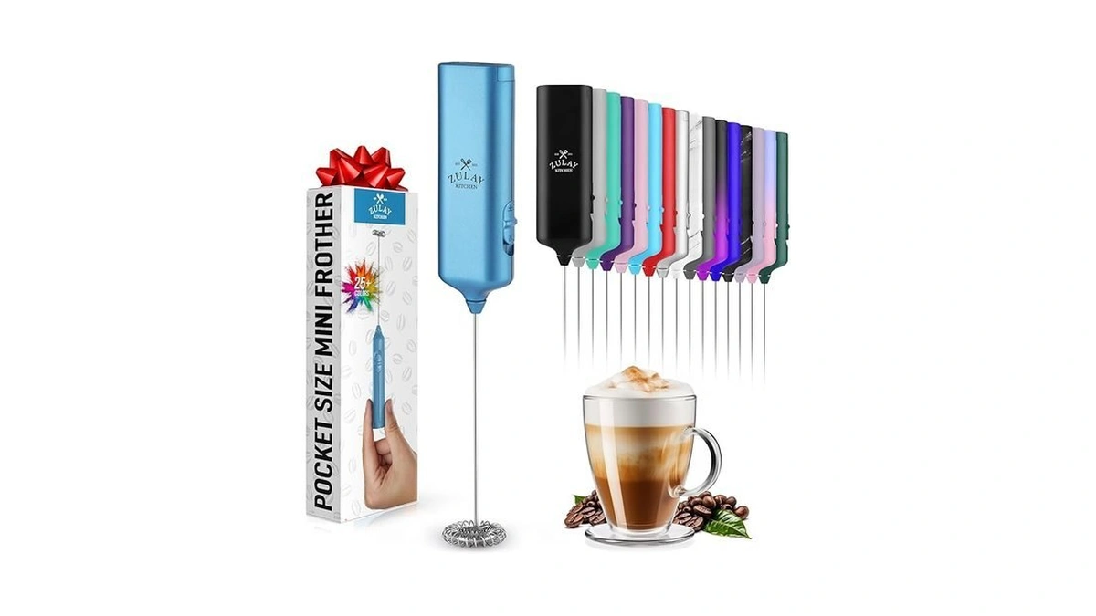 Mini & Mighty Milk Frother Wand – Powerful Handheld Coffee