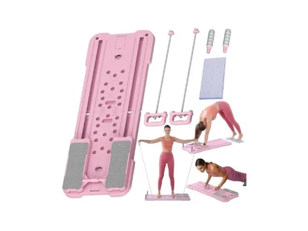 Multifunctional Pilates Board, Foldable Abdominal Board 330lbs Capacity Home Fat