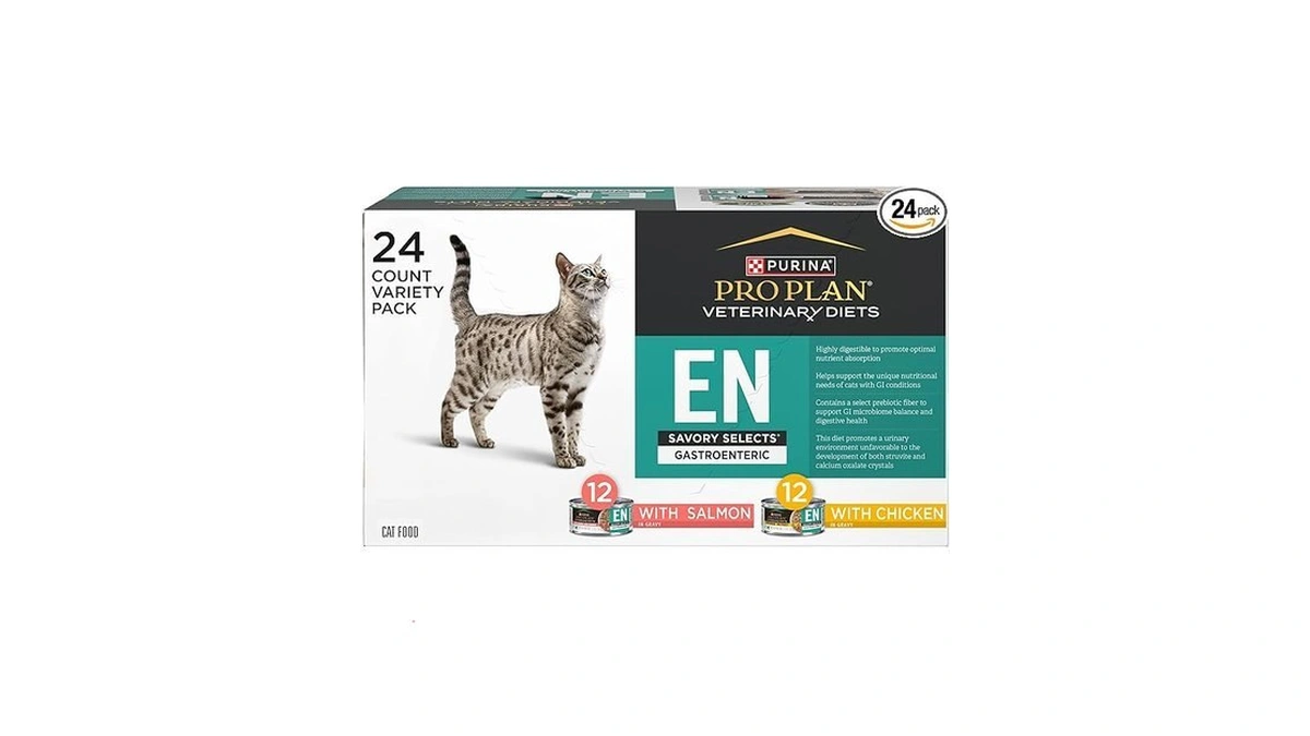 Purina Pro Plan Veterinary Diets En Gastroenteric Feline Formula Savory