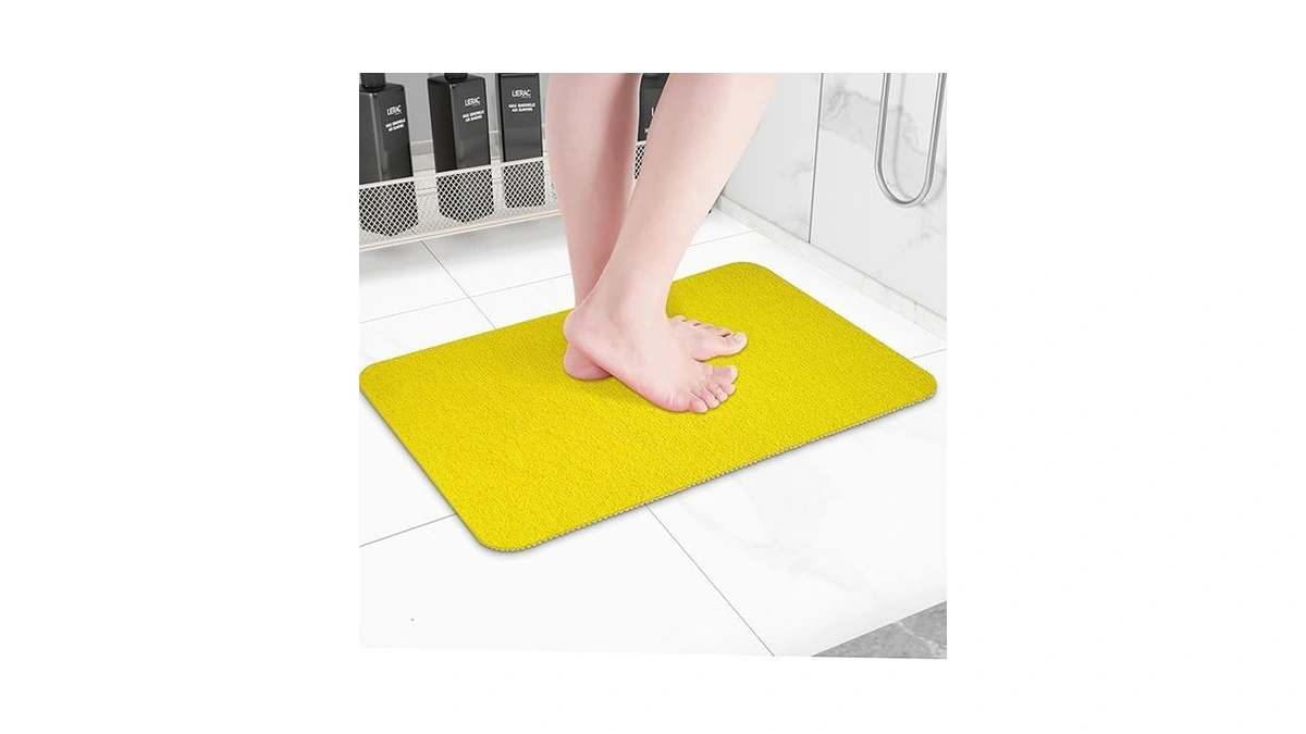 Hargiis Non-slip Bathtub Mat, Anti Slip Shower Mat, Fast Drying