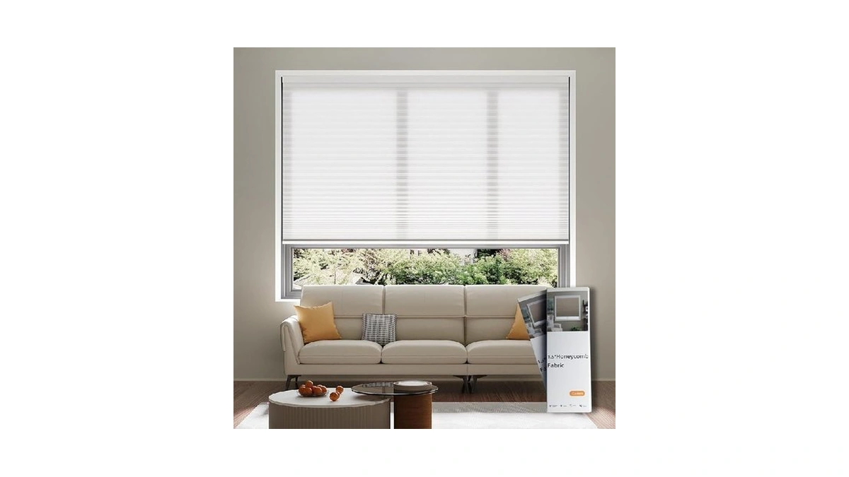 Uilvffo Cellular Shades Fabric Samples For Cellular Shades, Honeycomb Window