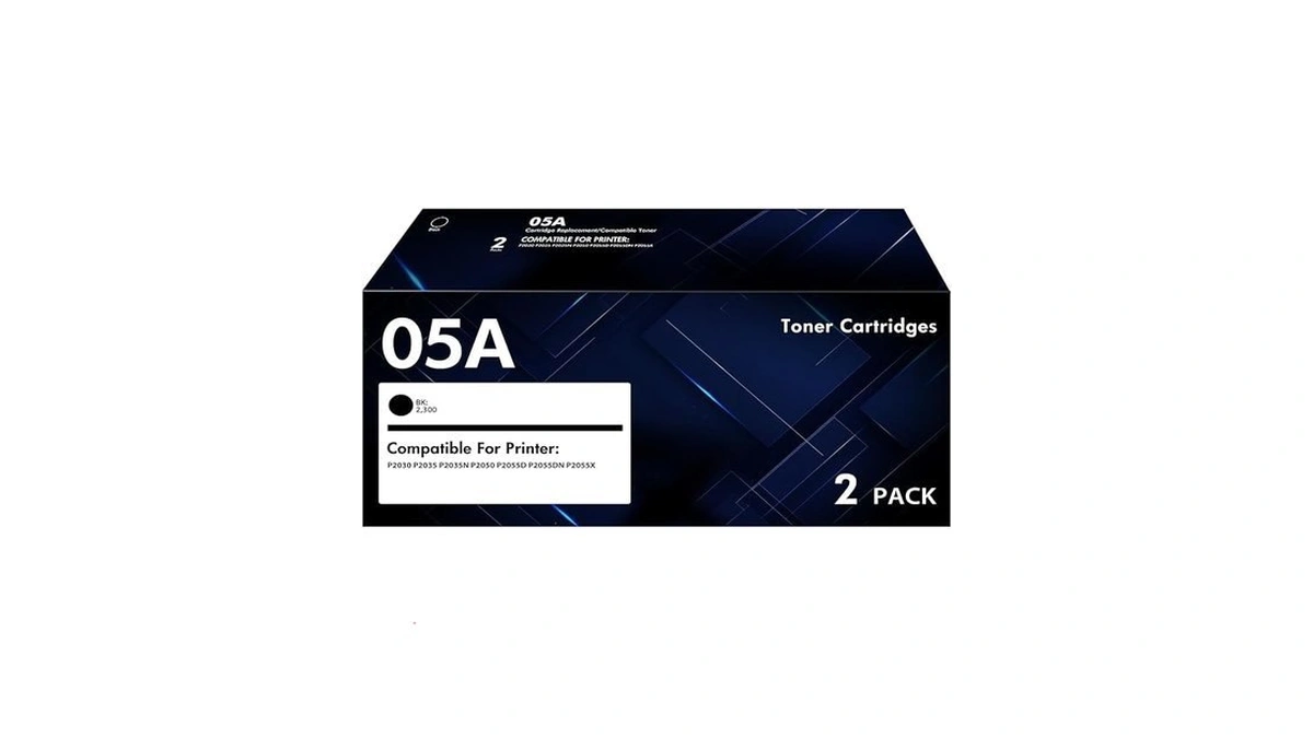 05a Ce505a Toner Cartridge Black 2 Pack Compatible Replacement For