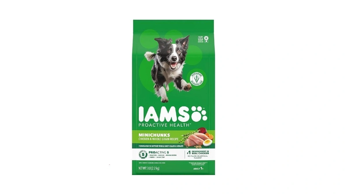 Iams Proactive Health Adult Minichunks Dry Dog Food Chicken &