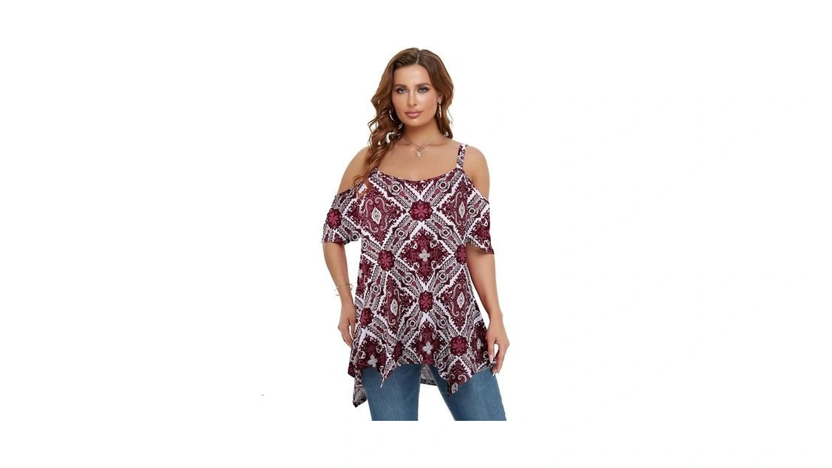 Larace Cold Shoulder Tops For Womens Summer Clothes Spaghetti Strape