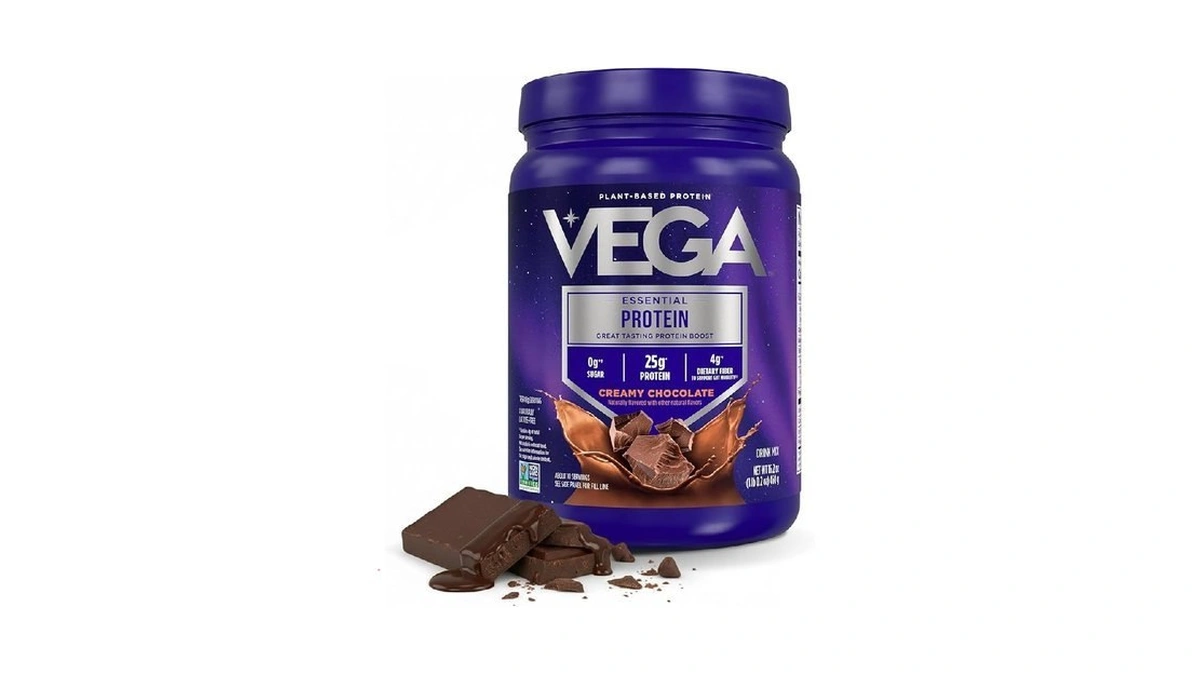 Vega Essential Protein – 25g Vegan Protein Powder, Creamy Chocolate