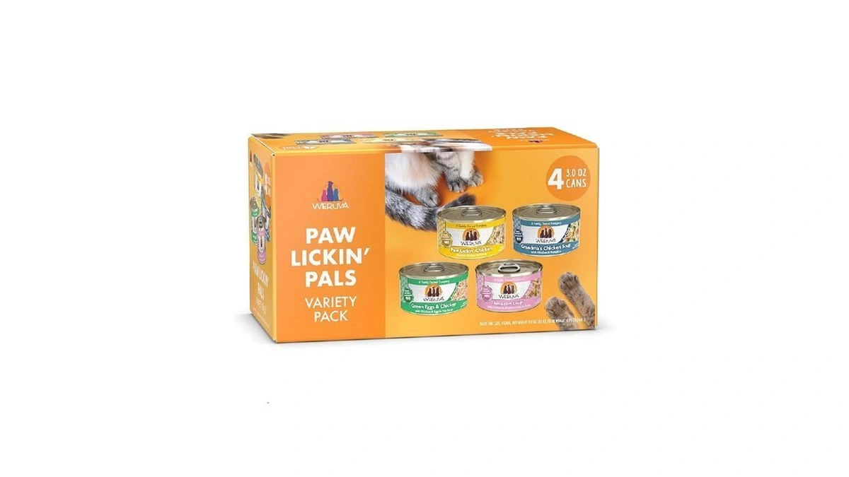 Weruva Classic Cat Food, Paw Lickin Pals Trial Variety Pack,